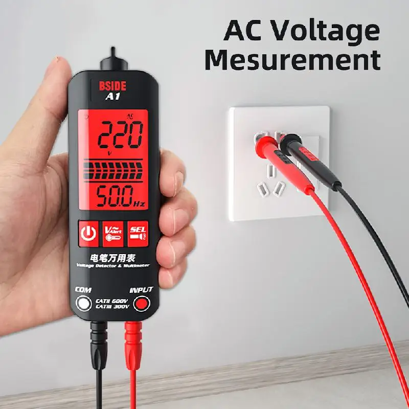 

Multifunctional Voltage Detector Smart Digital Multimeter Digital LCD Backlight Multimetro Voltage Ohm NCV Hz Live Wire Tester