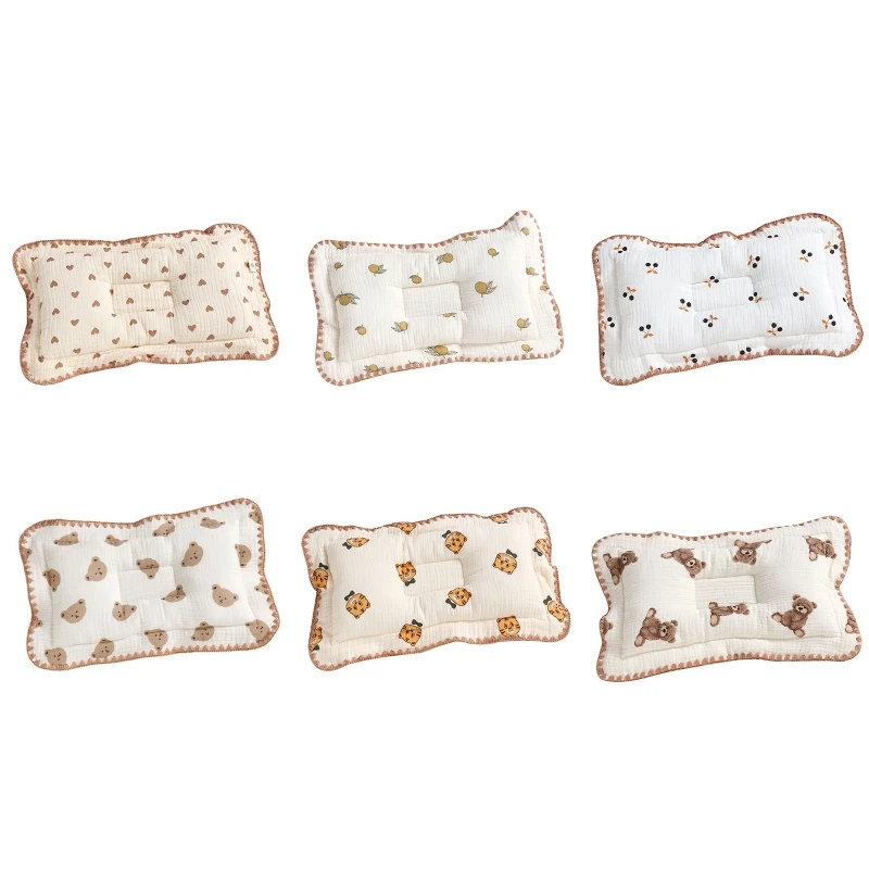 

Cartoon Baby Infant Newborn for Head Positioning Pillow Anti Roll Sleeping Pillows for Newborn Baby Girls Boys Sleep Cushion