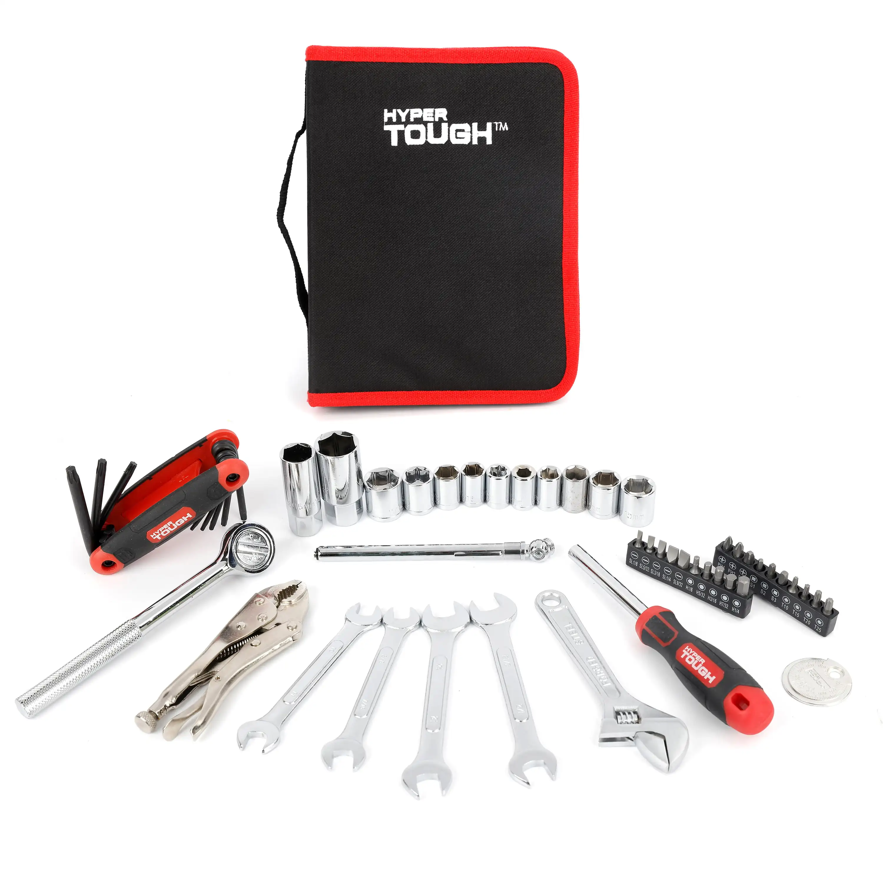 

51-Piece Auto and Motorcycle Mechanic's Tool Kit, Model 4376V