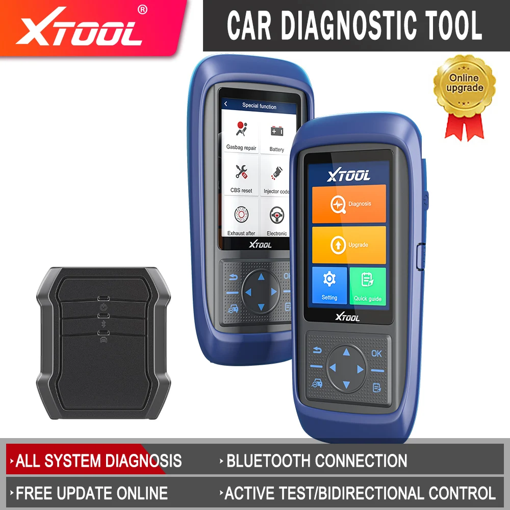 

XTOOL A30PRO Auto Scan Tools Bluetooth Car Full System Diagnostic Tools Kit Touch Screen OBD2 Scanner Active Test Free Update