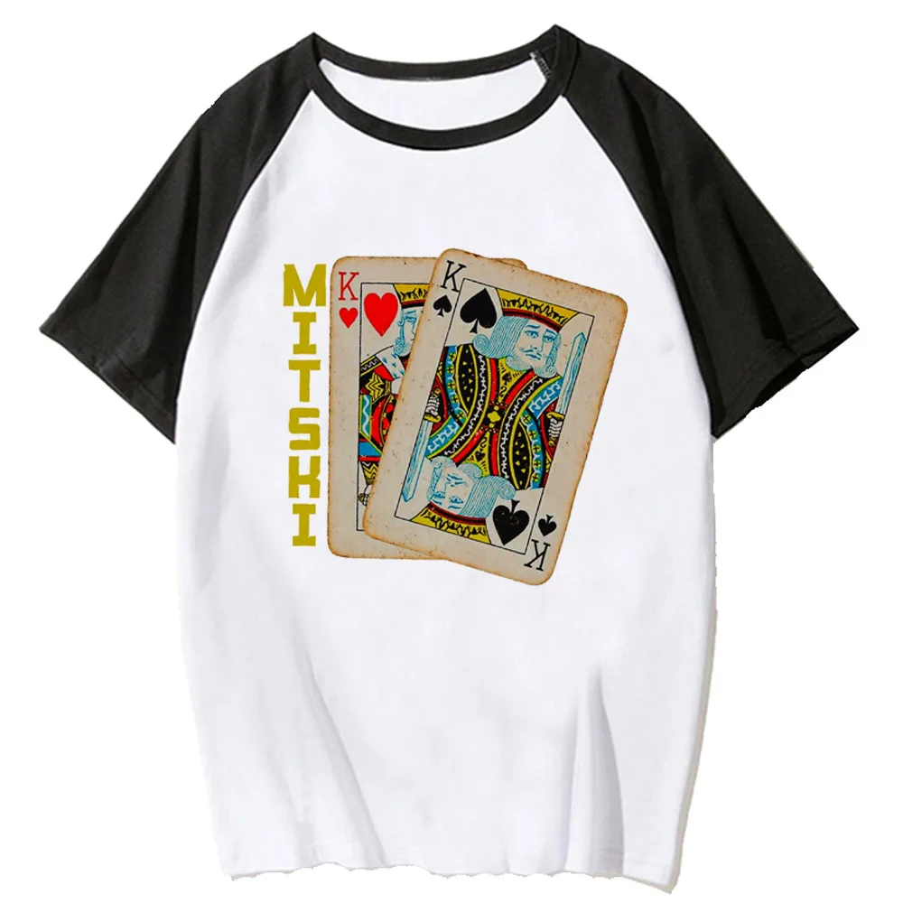 Футболка Mitski женская летняя забавная футболка одежда в стиле Харадзюку для