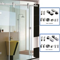 Sliding door glass door kitchen shower room frameless glass door roller hanging wheel wheel pulley bathroom hardware accessories