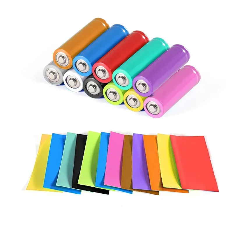 20/50/100 шт. 18650 аккумуляторная пленка ПВХ термоусадочная трубка предварительно