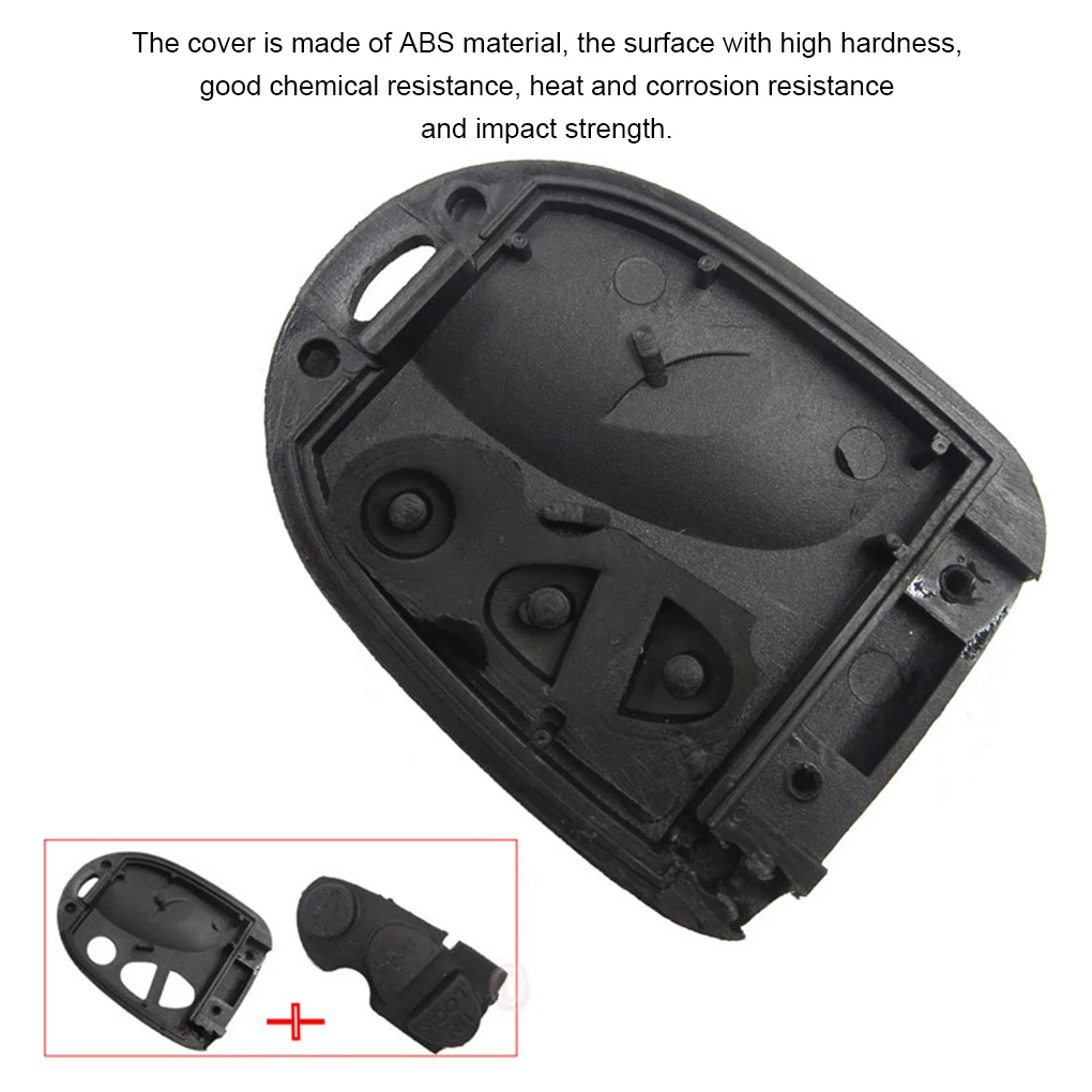 

Комплект из 2 автомобильных пультов дистанционного управления чехол 3 кнопки Брелок оболочка аксессуары