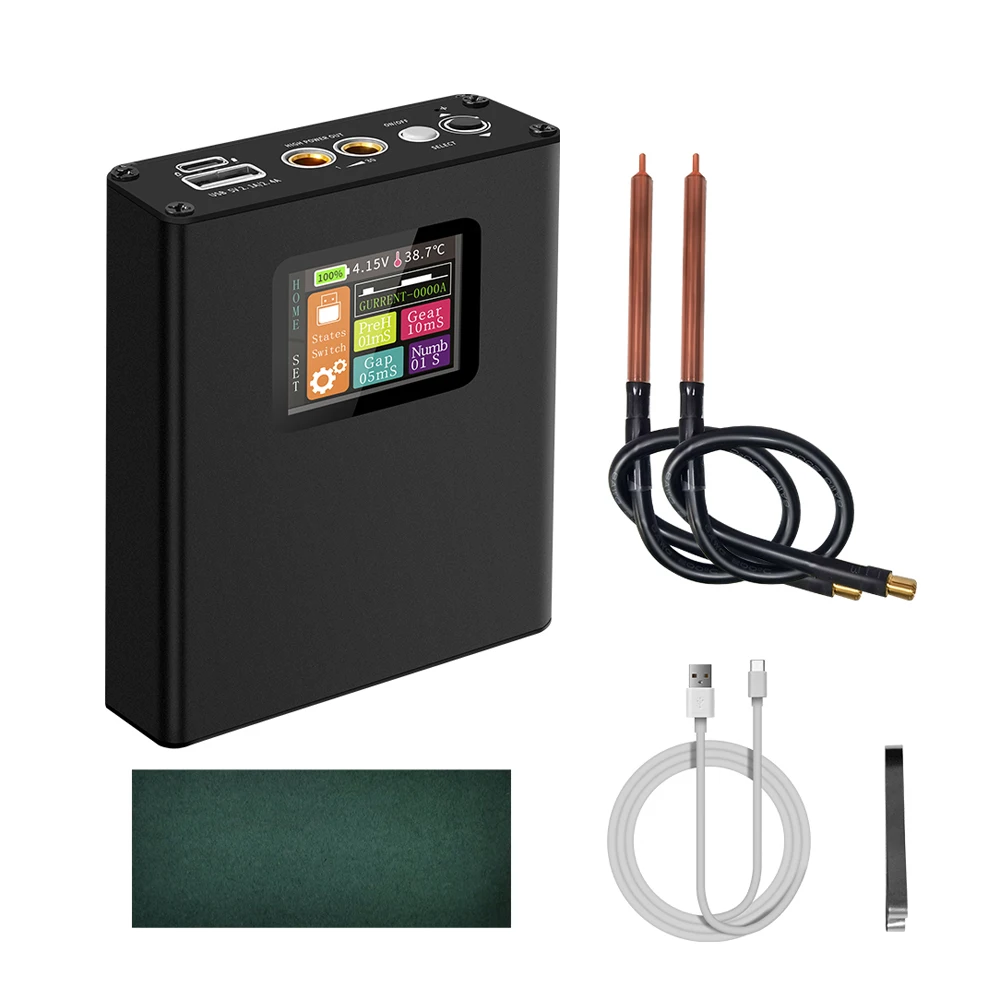 

Multi-protections Spots Welding Machine Lithium Battery Welding Device Built-in Welding Ammeter with Charging Pal Function DIY