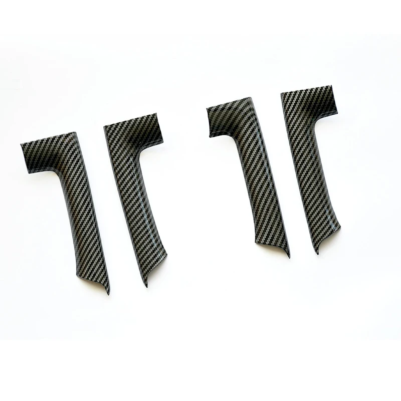 

4pcs Car Stickers ABS Carbon Fiber Grain Interior Door Armrest Decoration