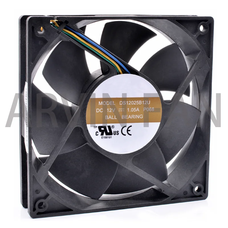 Новый оригинальный DS12025B12U 12 см 12025 дюйма 120x120x25 мм 12 В А 4 линии 4-контактный ШИМ Вентилятор охлаждения шасси сервера