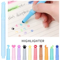 flower jelly scrapbooking tools with printed pattern single head pens highlighters marker
