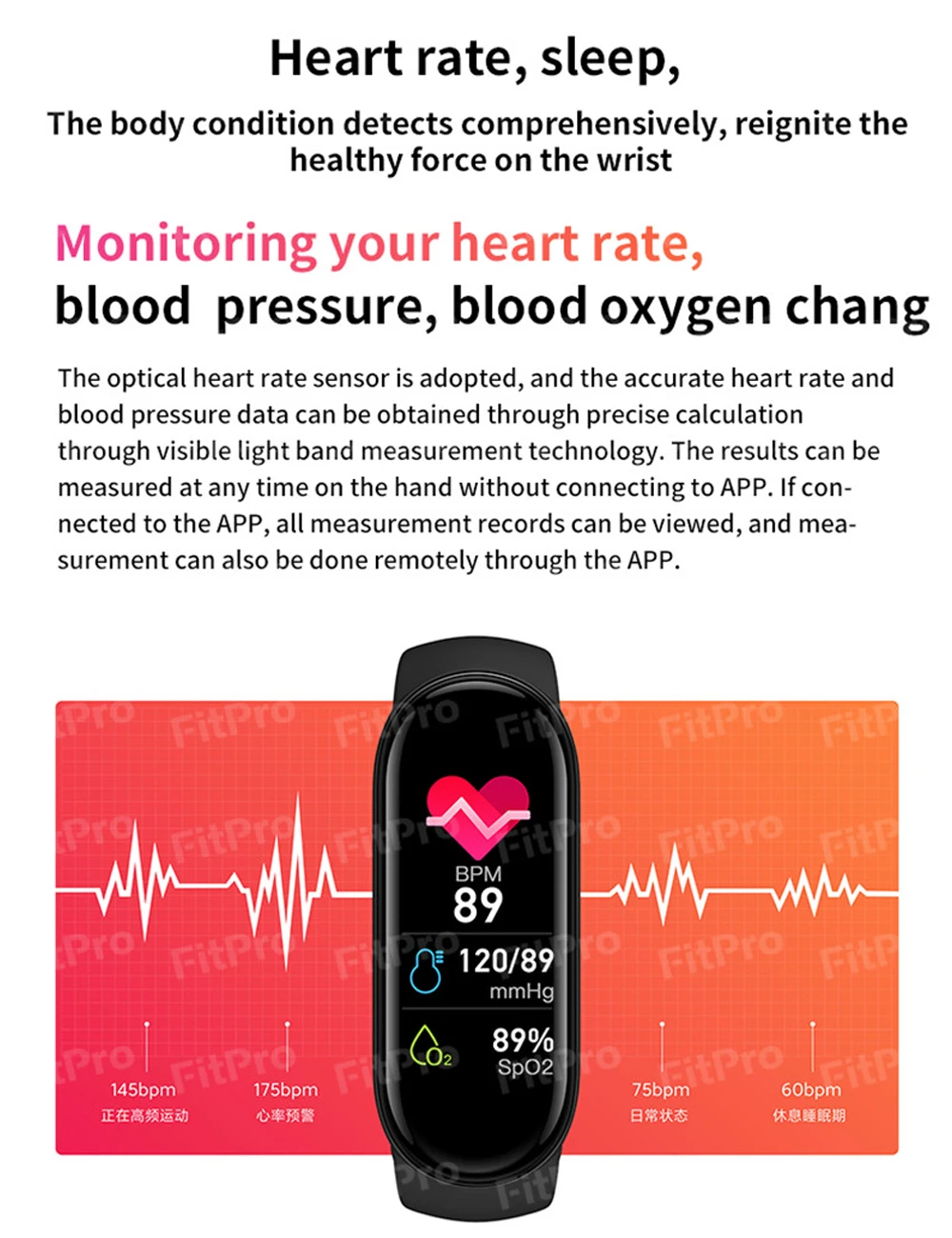 

2022 NEW M7 Smart Band Men Women Smartwatch Fitness Tracker Blood Pressure Heart Rate Monitor Fitness Bracelet For Android IOS