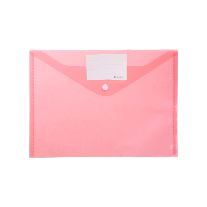 10 шт. прозрачные бумажники с кнопкой |