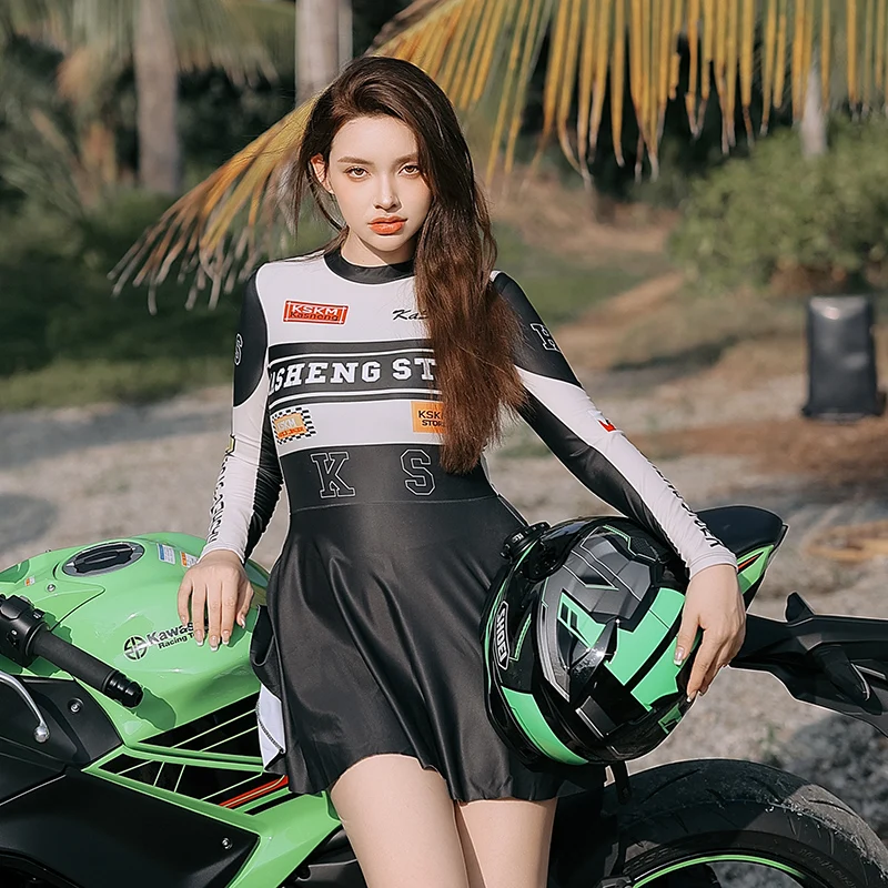 Женский купальник с топом и защитой 2024 купальный костюм Цельный Танкини женская