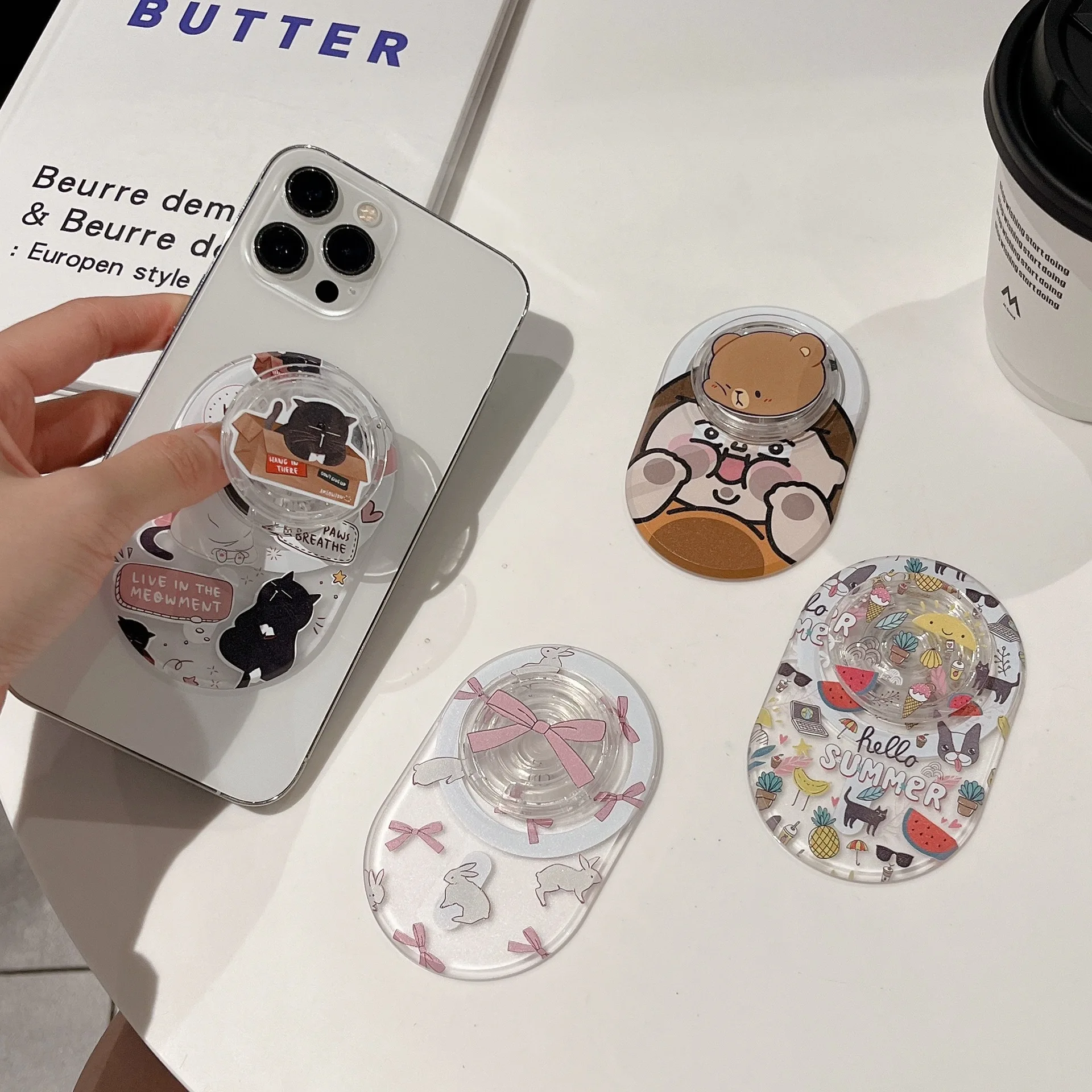 Popopada супер сильная Магнитная защелка держатель новый милый мультяшный