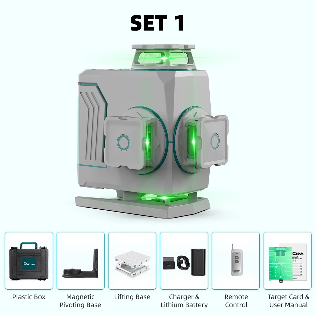 

Лазерный уровень Decteam 4D 16 линий