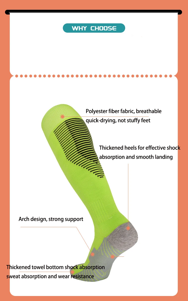 Actual Combat Tall Soccer Socks Adult non-slip Towel Bottom Sports Socks Children Thickened Long Ball Socks