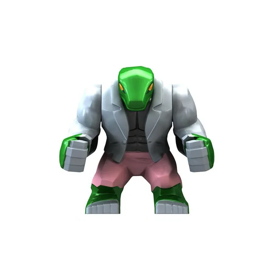 Экшн-фигурка супергероя мини-блока Marvel Халк Человек-паук танос Детский пазл