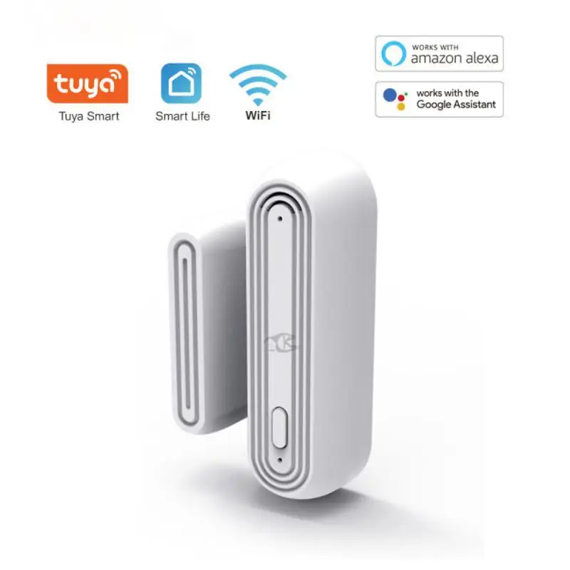 

Portable Door And Window Switch Intelligent Voice Mini Smart Door Magnetic Support Google Assistant Support Amazon Alexa Sensor
