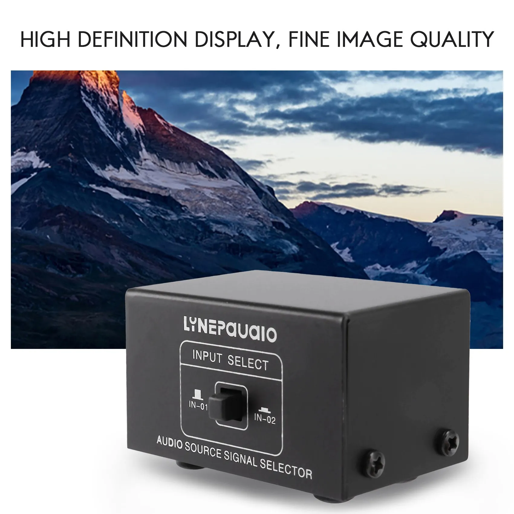 Выход 2 в 1 селектор сигналов источника звука переключатель динамик источник