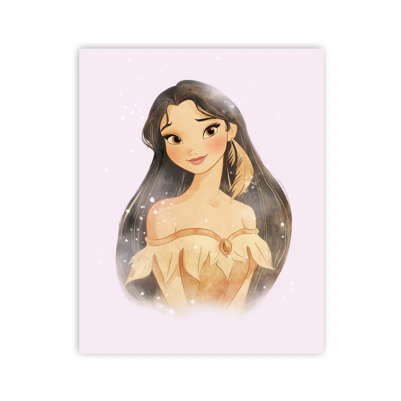 

Художественный печатный холст MINISO Розовый замок принцессы