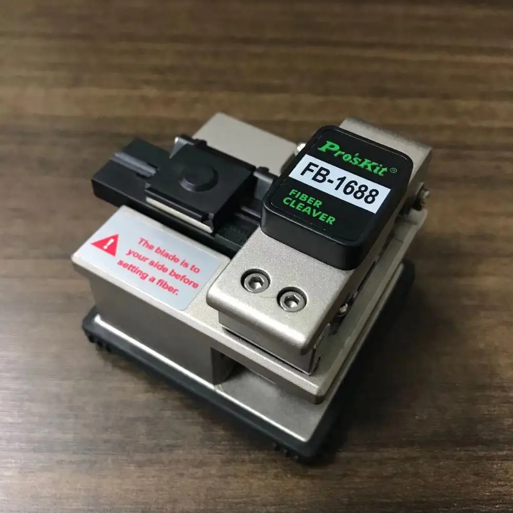 100% Original Pros'kit FB-1688 Fiber Optic Cleaver 48000 times Proskit  FTTH fiber cold crimping tool cutter made in Taiwan