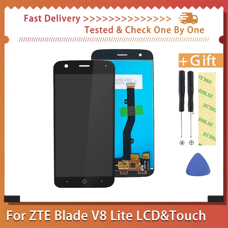 

5.0" Original For ZTE Blade V8 Lite se LCD Display Touch Screen Digitizer Assembly Replacement PRC Touchscreen v8lite v8se