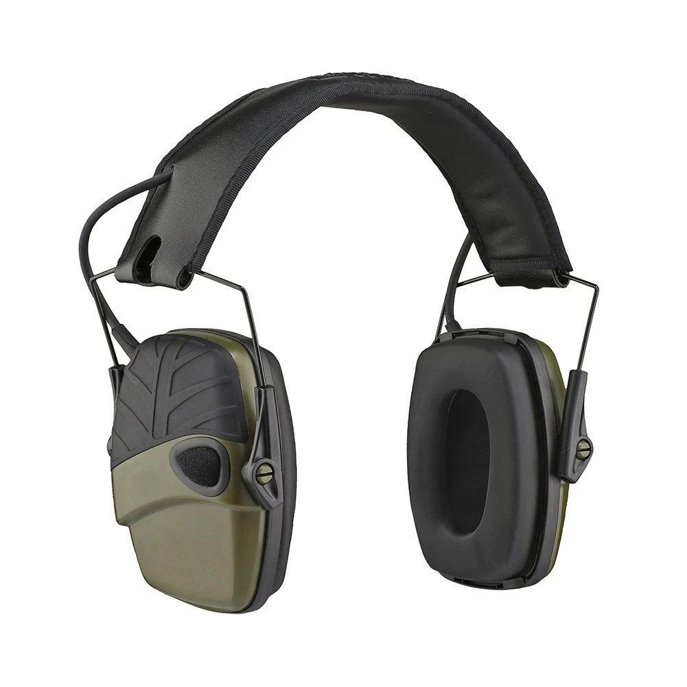 

Hunting Tactical Noise Canceling Headphones Electronic Shooting Earmuffs Hearing Protection Headset Foldable Green