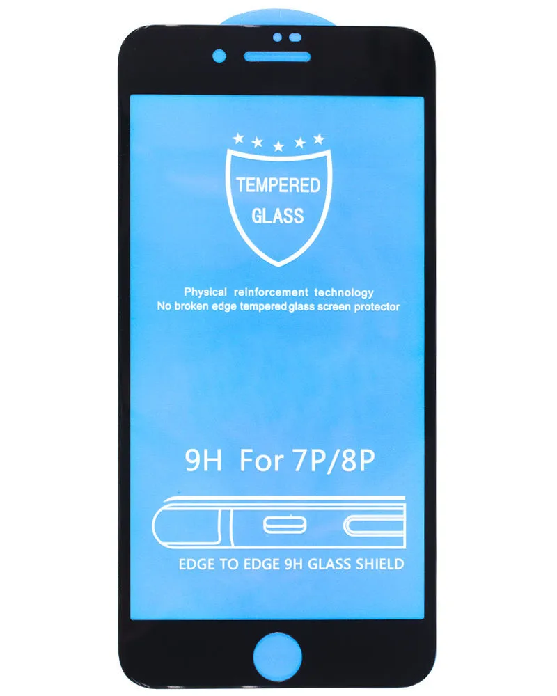 Защитное стекло П/П 4D черное для Apple iPhone 8 plus |