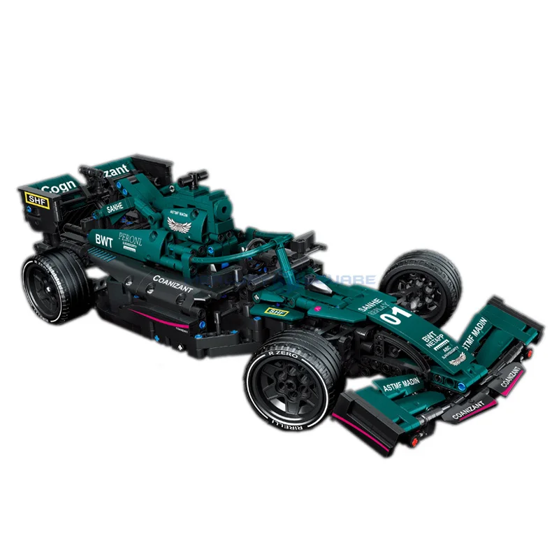 

The Concept Green F1 Super Fast Racing Car 1:12 Model Bricks Set Creative Building Blocks Toys Kids Gifts