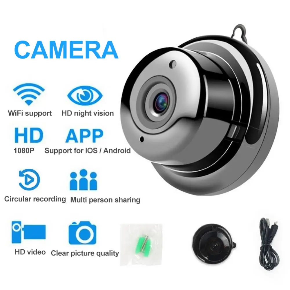 

Mini Camera WiFi Wireless Monitoring Security Protection Remote Monitor Camcorders Video Surveillance Night Vision Smart Home