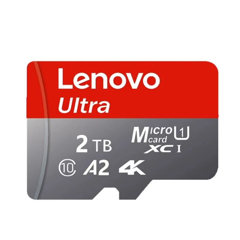 Фото Новая карта памяти Lenovo класса 10, высокая емкость, 1 ТБ, 2 ТБ, SD-карта памяти, флэш-карта Micro TF для компьютера/мониторинга/телефона/камеры №1