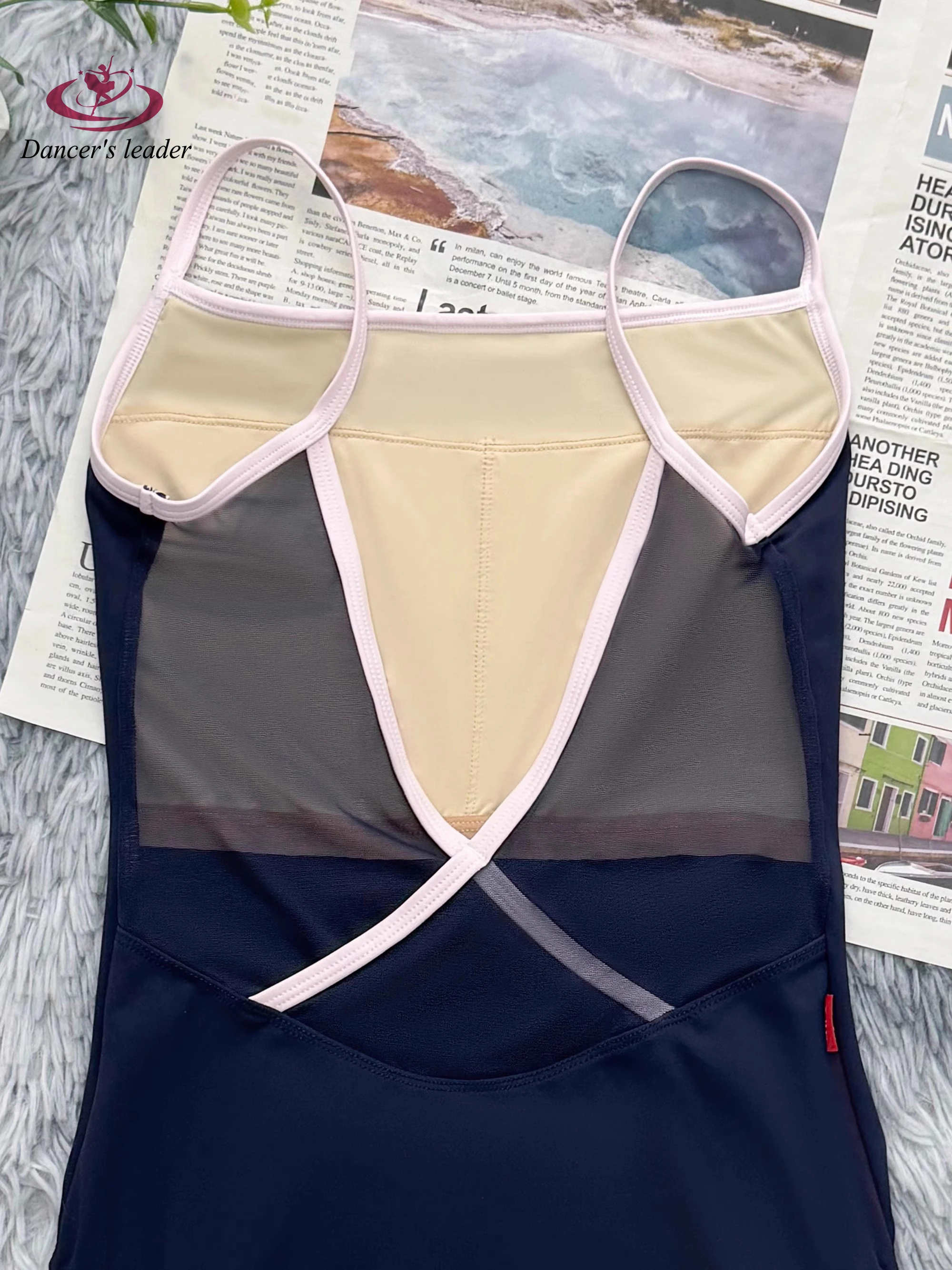 Балетный гимнастический наряд Элитный танцевальный стробоскоп контрастные