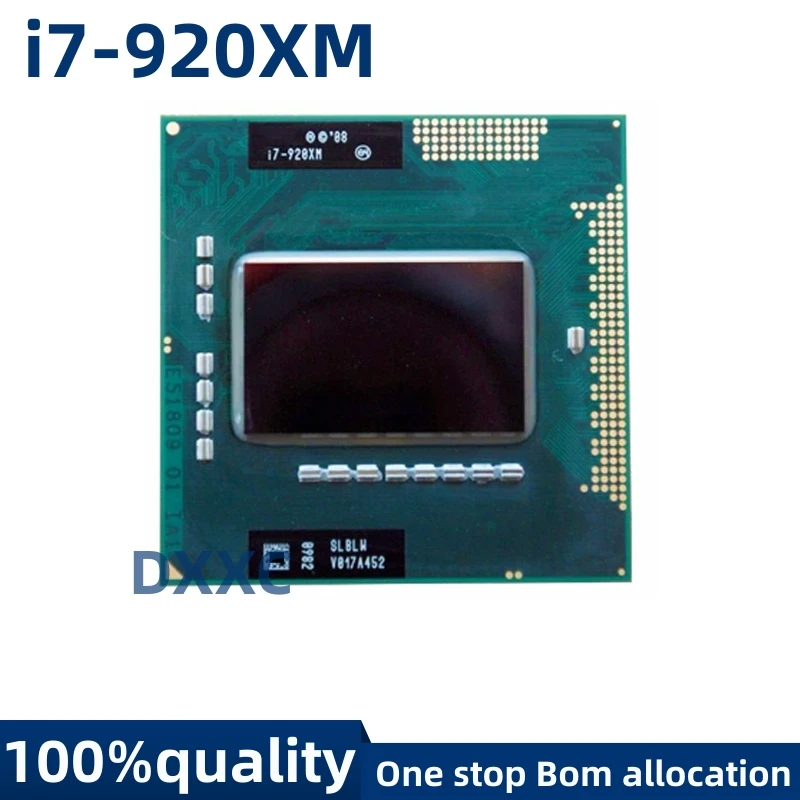 

For Core i7-920XM I7 920XM SLBLW Processor Extreme Edition 8M 2.00-3.20 GHz Laptop CPU