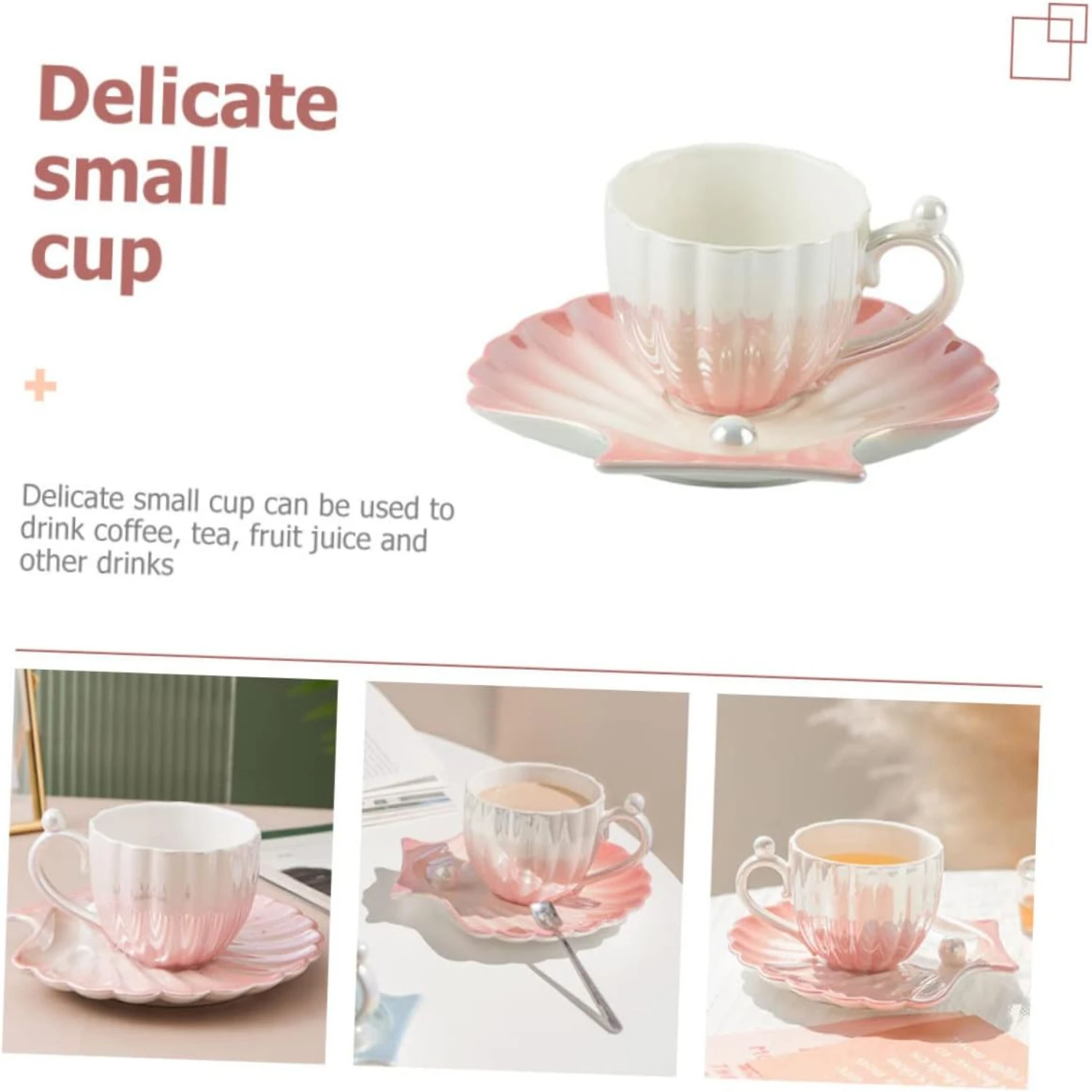 стильный элегантный и роскошный набор чайных чашек с красивым цветочным узором