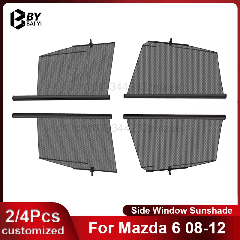 Настраиваемый солнцезащитный козырек на боковое окно автомобиля для Mazda 6 2008-2012