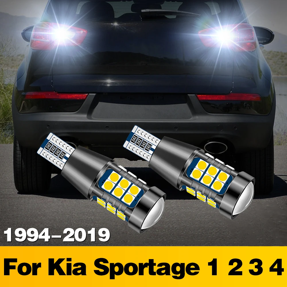 2 шт. для KIA Sportage 1 3 4 1994 - 2019 2018 2017 Canbus T15 W16W 912 921 906 904 фонарь заднего хода