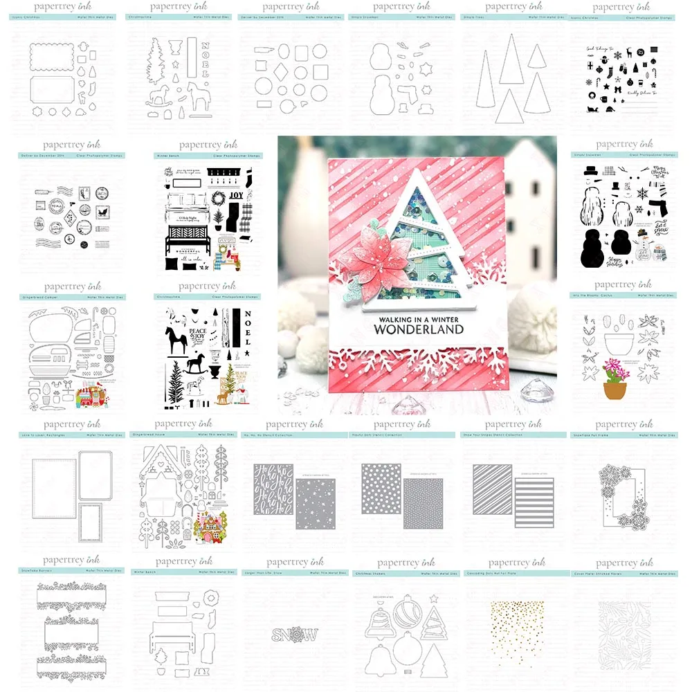

Diy Deco Embossing Craft Stamp Christmastime Snowmen Bench Florals Cactus Trees Dots Stripes Stencil Hot Foil Metal Cutting Dies