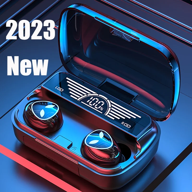 

2023 NEW Wireless Earphone LED Display Bluetooth Earphone TWS Headphones Blutooth 5.3 Headset Handsfree Earbuds For IOS Android