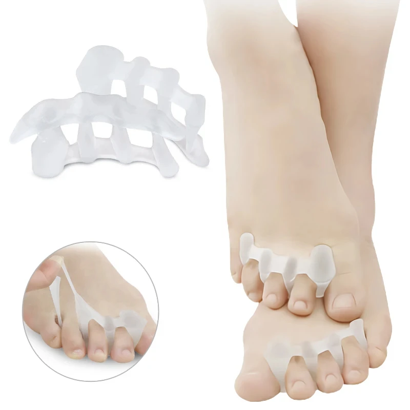 5 пар силиконовые разделители для большого пальца ноги при вальгусной деформации