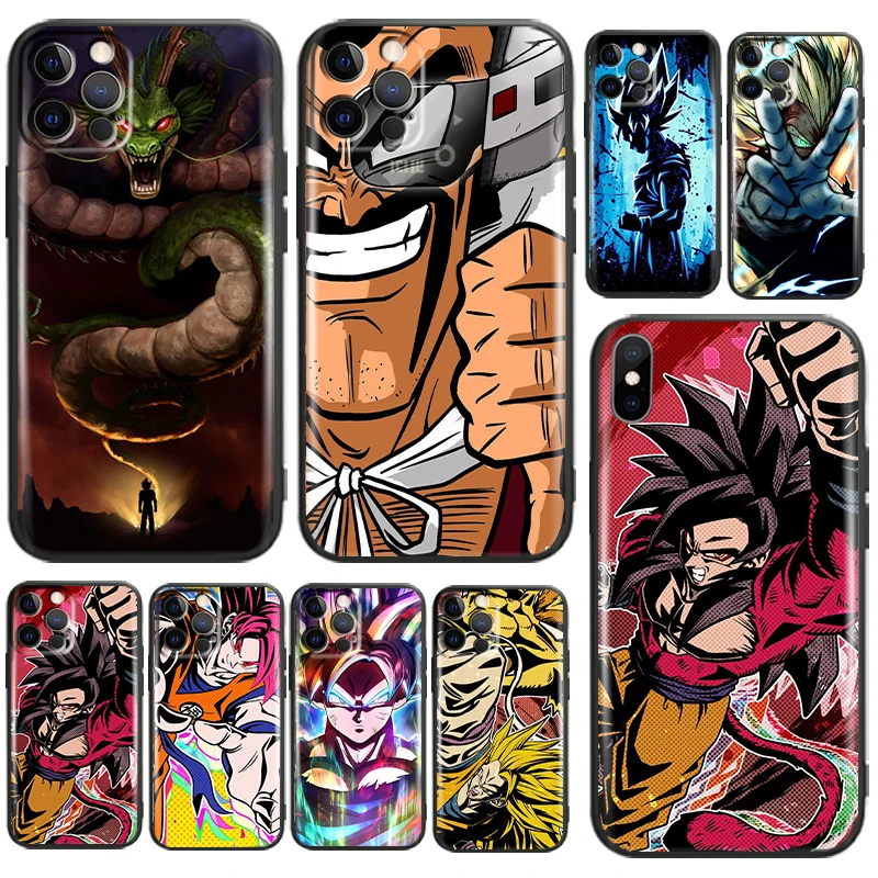 

Japan Anime Dragon Ball Goku For Apple iPhone 11 12 13 Pro Max 12 13 Mini X XR XS Max SE 6 6S 7 8 Plus Phone Case Carcasa