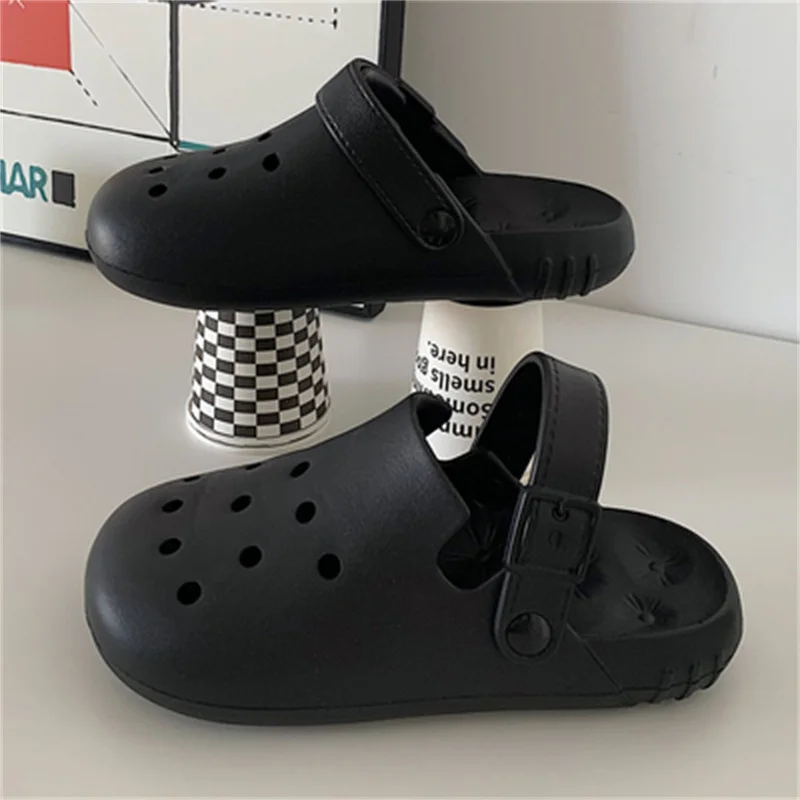 Summer Fashion Couples Designer Shoes Women College Slides EVA Quality Thick Slippers Lady Non-Slip Sandals Beach Garden Slipper