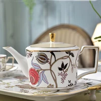 european style bone china porcelain coffee pot teapot english afternoon tea tea flower pot pot teapot