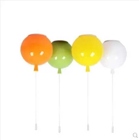 New creative personality modern minimalist bedroom lights decorative color balloon light children's room ceiling lamp