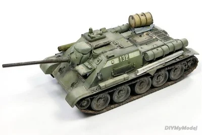 

DIYMyModeI советский su-85 танков DIY ручной работы Бумага модель комплект ручной работы игрушки головоломки подарок реквизит фильма Ру (производит...