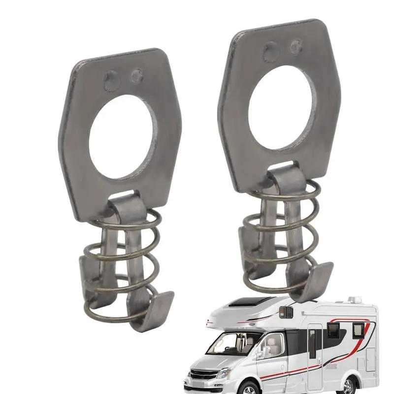 

Защелка для водонагревателя RV, замок для люка, защелка для водонагревателя RV, 2 шт., поворотный замок из нержавеющей стали, сменная деталь, внешняя фурнитура для двери RV