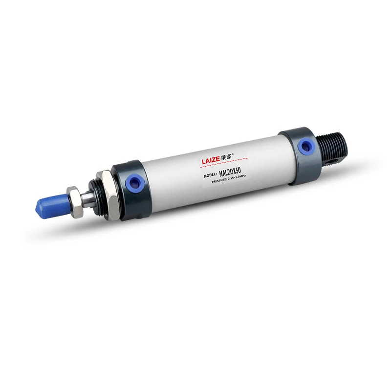 

Air Pneumatic Cylinders Double Compressed Air Cylinder MAL Mini Bore 20mm Stroke 25/50/75/100/125/150/175/200mm Single Lever