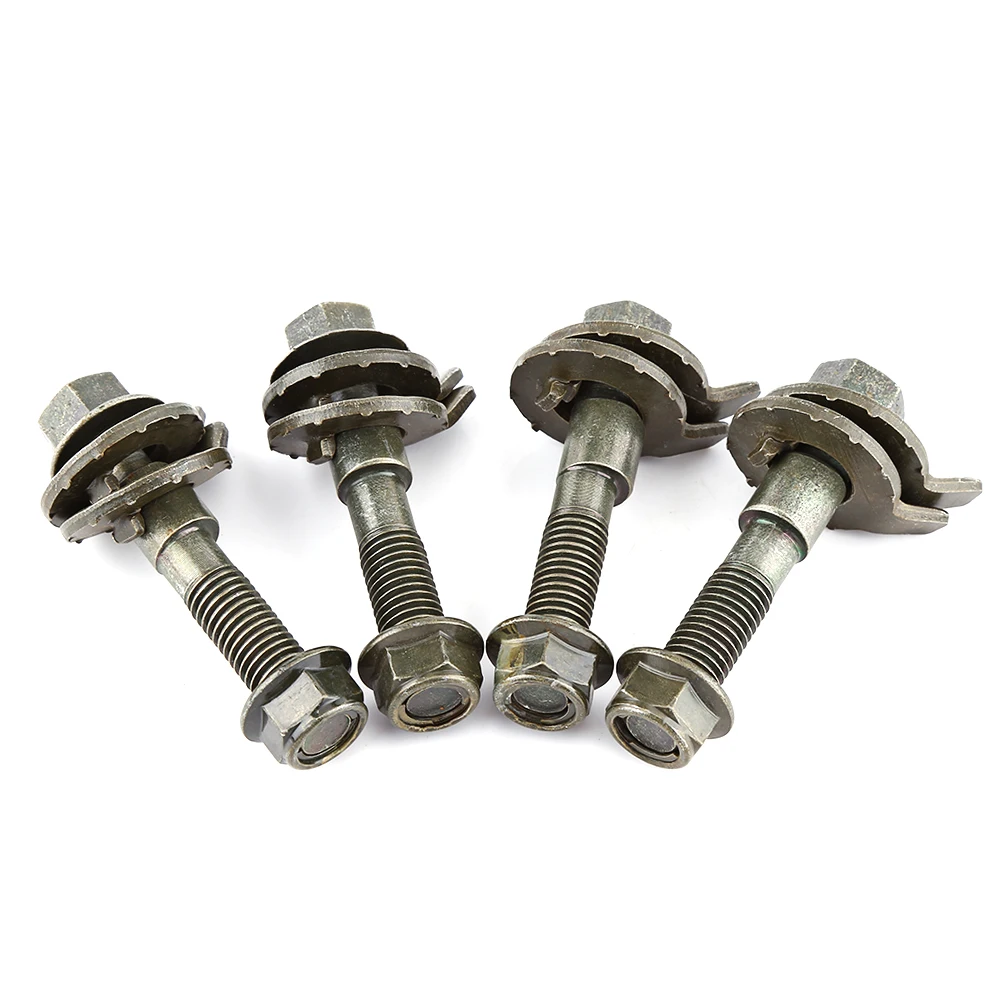 

4pcs 14mm Vehicles Steel Four Wheel Alignment Adjustable Camber Kit Cam Bolt Cam Bolt