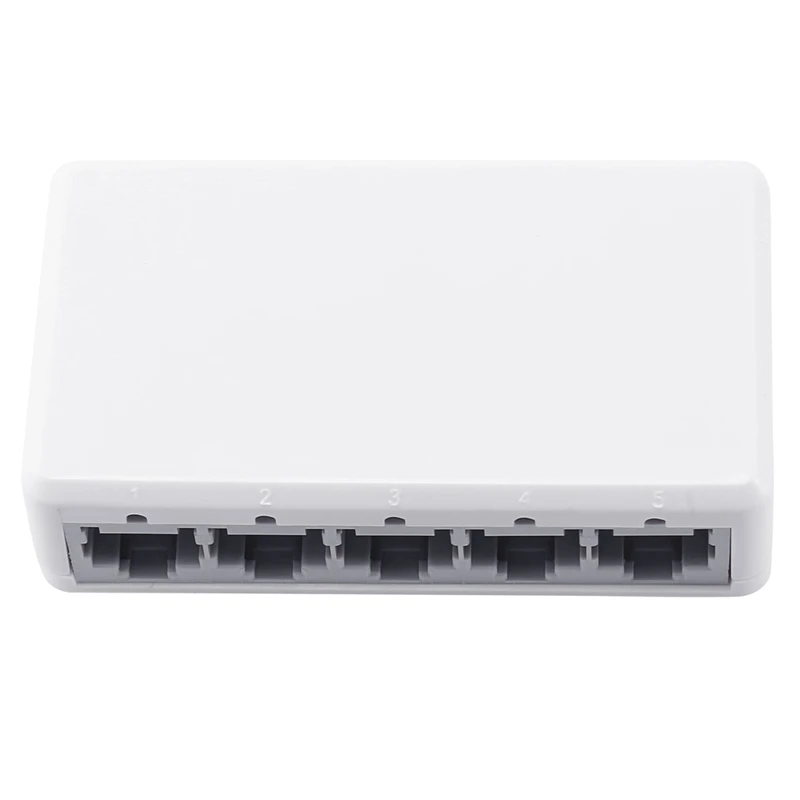 

Ethernet Internet Splitter Hub Network Switch Computer 5 Ports 10/100Mbps
