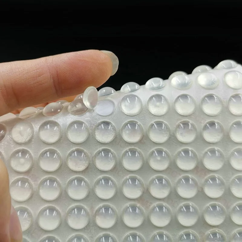 

50 шт., самоклеящиеся силиконовые накладки на дверь