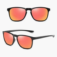 square fashion driving men polarized sun glasses polarized mirror sunglasses custom made myopia minus prescription lens 1 to 6