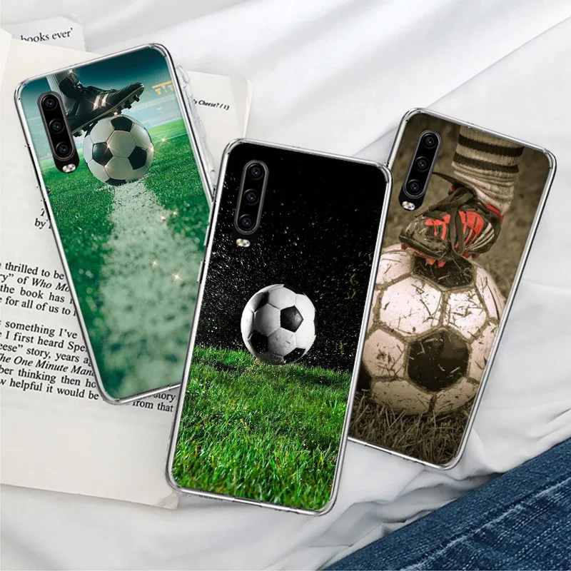 

Football Soccer Ball Design Phone Case For Huawei P Smart 2021 Y5 Y6 Y7 Y9 Honor 50 20 Pro 10 10I 9 9X Y9S 8 8A 8X 8S 7S Cover