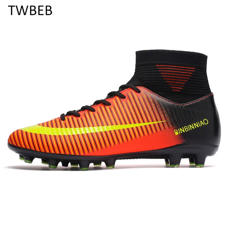 

Professional Unisex Soccer Shoes Fashion Men Football Boots Outdoor Sneakers Children Football Training Competition Sports Shoes